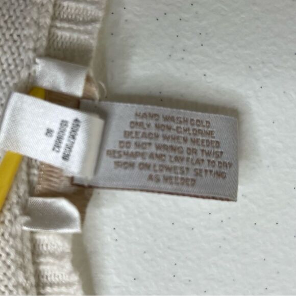 Chicos Cream Knit Sweater High Low Hemline Pullover Cotton Modal Womens Large - Picture 7 of 11